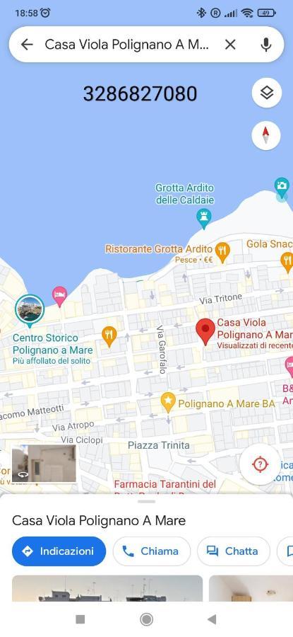 Casa Viola -Locazione Breve Apartment โปลีญาโนอามาเร ภายนอก รูปภาพ
